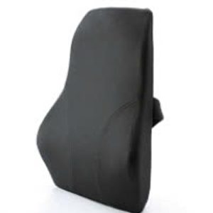 ABG08BLK - Gối Tựa Lưng Ô tô Cao Su Non Cao Cấp Ambert Memory Foam Back Cushion - Màu Đen