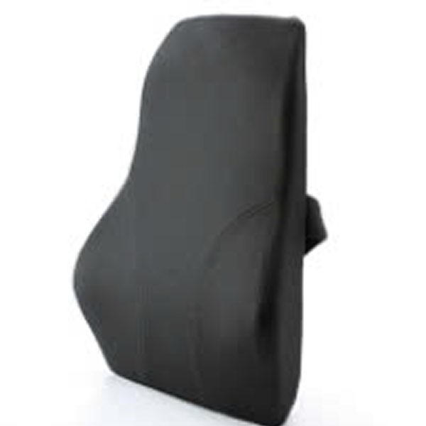 ABG08BLK - Gối Tựa Lưng Ô tô Cao Su Non Cao Cấp Ambert Memory Foam Back Cushion - Màu Đen