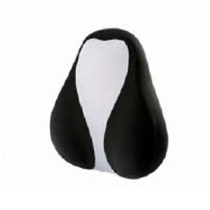 ABG010BLK - Gối Tựa Lưng Ô tô Cao Su Non Cao Cấp Ambert Memory Foam Back Cushion - Màu Đen