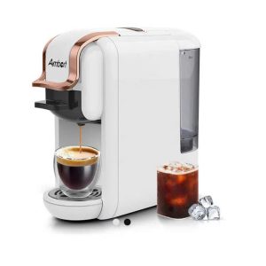 AB603WHT - Máy Pha Cà Phê Viên Nén 4in1 Capsule Coffee Machine Ambert 1450W, 0.6L - Màu Trắng