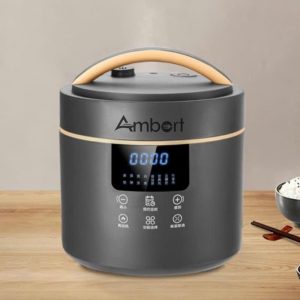 AB4001ABLK - Nồi Cơm Điện Tử Ambert, công suất 800W, dung tích 4 lít – Màu Đen